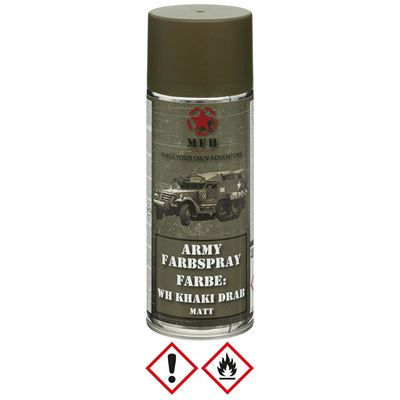 ARMY camouflage paint spray 400 ml MATT WH KHAKI DRAB