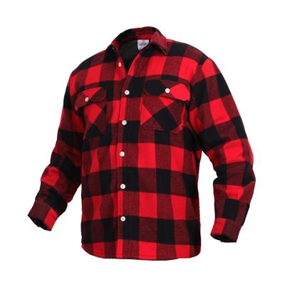Lumberjack Fleece Lined Flannel Shirt RED