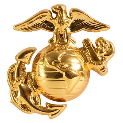 GOLD USMC badge