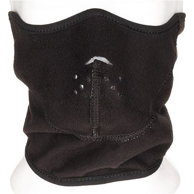 Facial mask thermal protection against cold BLACK