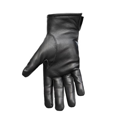 Italian leather gloves BLACK