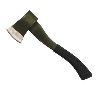 FIBERGLASS DELUXE Axe with rubber handle OLIVE