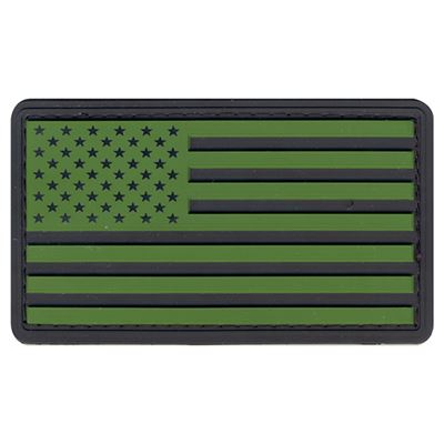 US flag velcro patch BLACK/GREEN