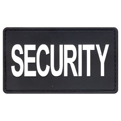 SECURITY velcro patch BLACK/GREEN