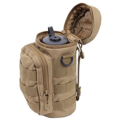 MOLLE Compatible Water Bottle PouchB COYOTE BROWN