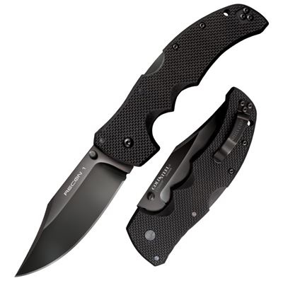Folding Knife Recon 1 Clip Point Plain (S35VN) BLACK