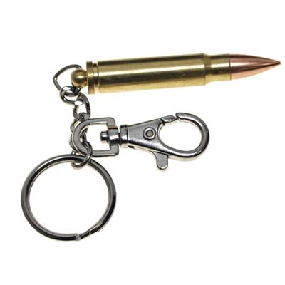 Key chain with carbine cartridge GOLD