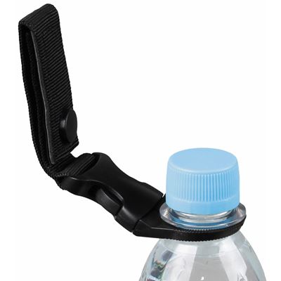 Bottle holder for belt MOLLE BLACK