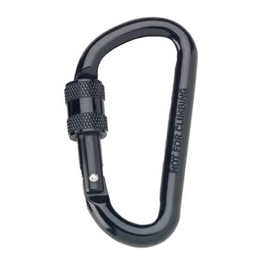 Carabiner 80 mm BLACK