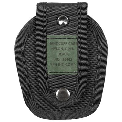 Case for Handcuffs open nylon BLACK