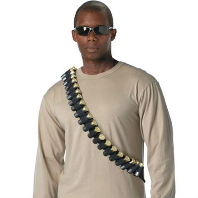 BLACK Bandolier Belt for Shotgun ROTHCO 2978 2