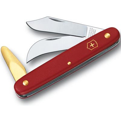 Pocket knive GARDENER for grafting two blades RED