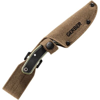 Knife DOWNWIND CAPER Plain Edge GREEN