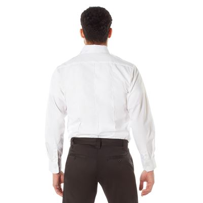 Shirt Police and Security UNIFORM Long Sleeve WHITE ROTHCO 30000 3