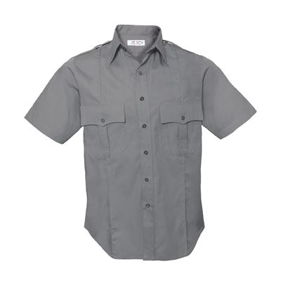 POLICE AND SECURITY shirt short sleeve GRAY