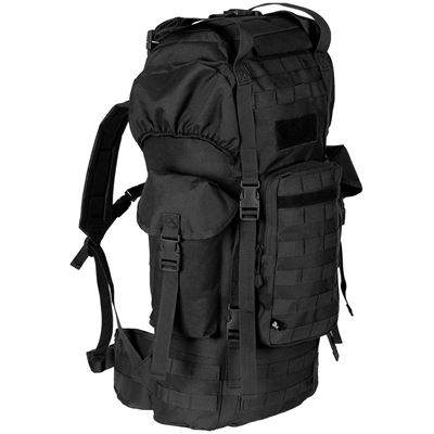 Combat backpack MOLLE 65 l padded + ALU reinforcement BLACK