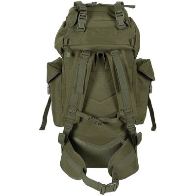 Combat backpack MOLLE 65 l padded + ALU reinforcement OLIVE