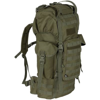 Combat backpack MOLLE 65 l padded + ALU reinforcement OLIVE