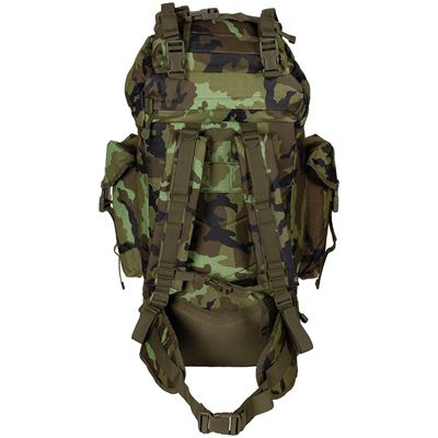 Combat backpack MOLLE 65 l padded + ALU reinforcement M95 forest