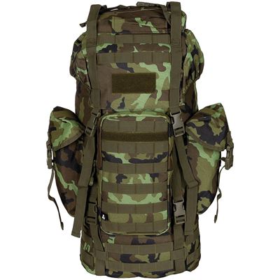 Combat backpack MOLLE 65 l padded + ALU reinforcement M95 forest