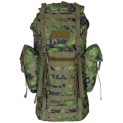 Combat backpack MOLLE 65 l padded + ALU reinforcement M05 tarn