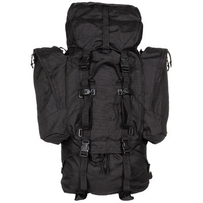 Backpack Alpin 110L 2 removable side pockets BLACK
