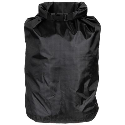 Bag waterproof small rip-stop 10l BLACK