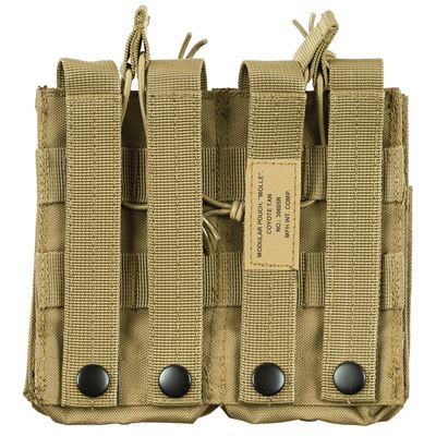 MODULAR double pouch 4 pockets COYOTE