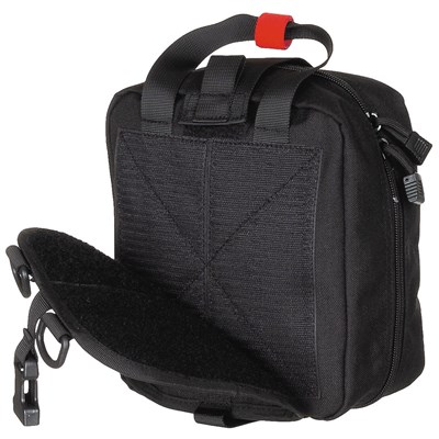 First aid pouch large MOLLE BLACK