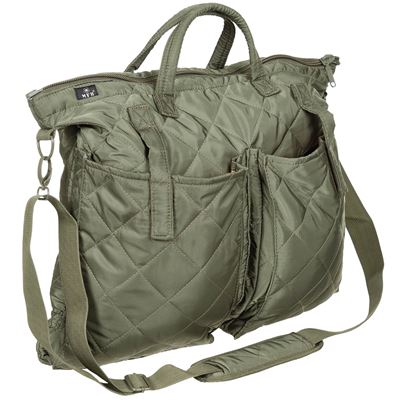 Pilot BW helmet bag GREEN/ORANGE