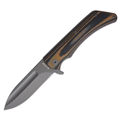 Knive clasped G10 MULE FOLDER TANTO BLACK serrated blade