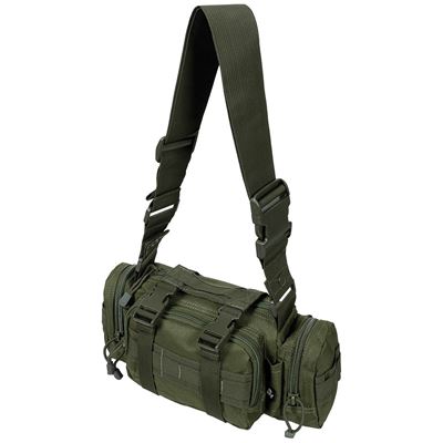 Tactical multifunctional UNI waist belt with strap OLIVE