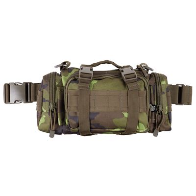 Tactical multifunctional UNI waist belt with strap CZECH camo 95