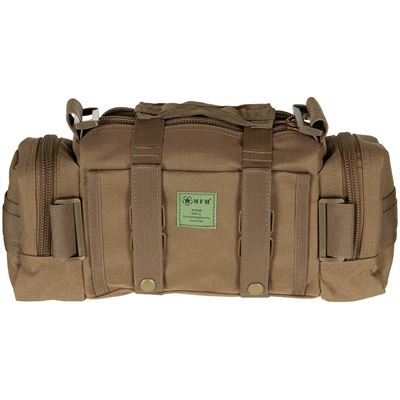 Tactical multifunctional UNI waist belt with strap COYOTE