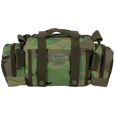 Tactical multifunctional UNI waist belt with strap WOODLAND