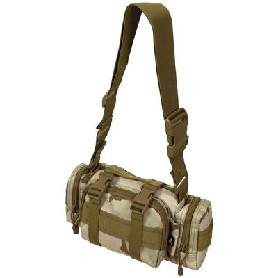 Tactical multifunctional UNI waist belt with strap 3 COL. DESERT