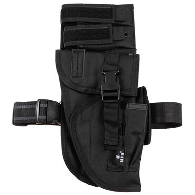 Tactical right drop leg holster BLACK