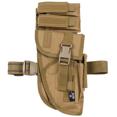 Tactical right drop leg holster COYOTE