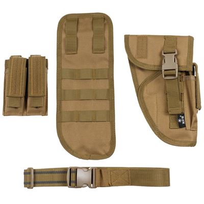 Tactical right drop leg holster COYOTE