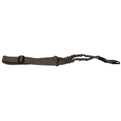 BUNGEE single-strap with carabiner COYOTE BROWN