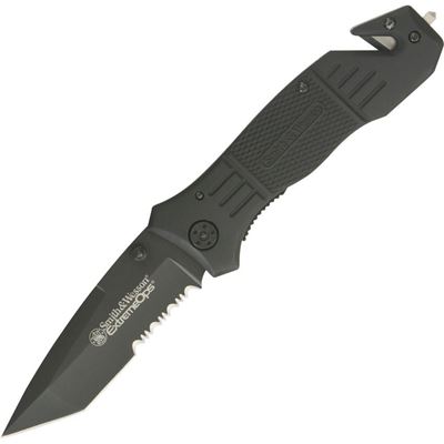 Folding knife EXTREME OPS BLACK RESCUE