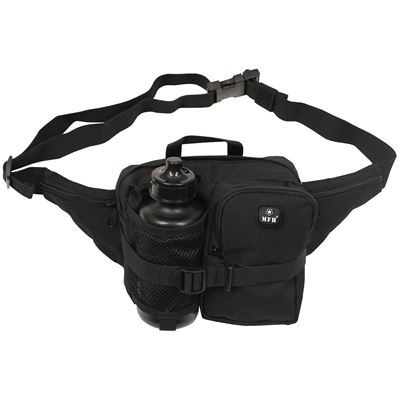 Waist bag and water bottle BLACK