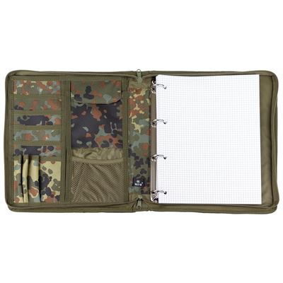 Case for pens and block A4 Flecktarn