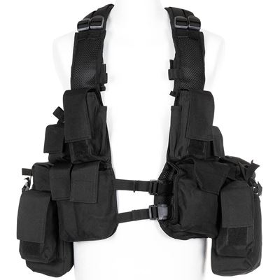 Tactical vest 12 pockets BLACK