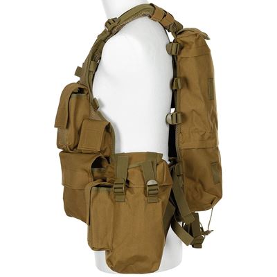 Tactical vest 12 pockets COYOTE