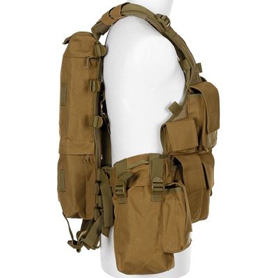 Tactical vest 12 pockets COYOTE