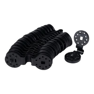 Tarp mounting clips round 20 pcs