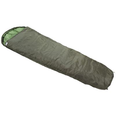 Mummy double layer sleeping bag OLIVE