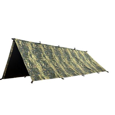 Bivouac tarpaulin 280 x 300 cm BW SpezKr IRR M-2017 Tarnanzug Neu