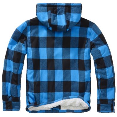 Lumber Jacket Hooded BLACK/BLUE